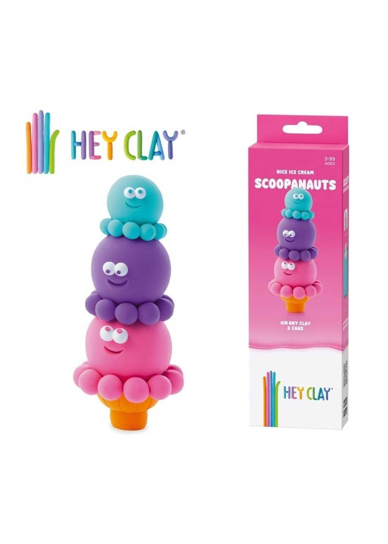Hey Clay HeyClay - Nice Ice Cream - Scoopanauts - 3 cans