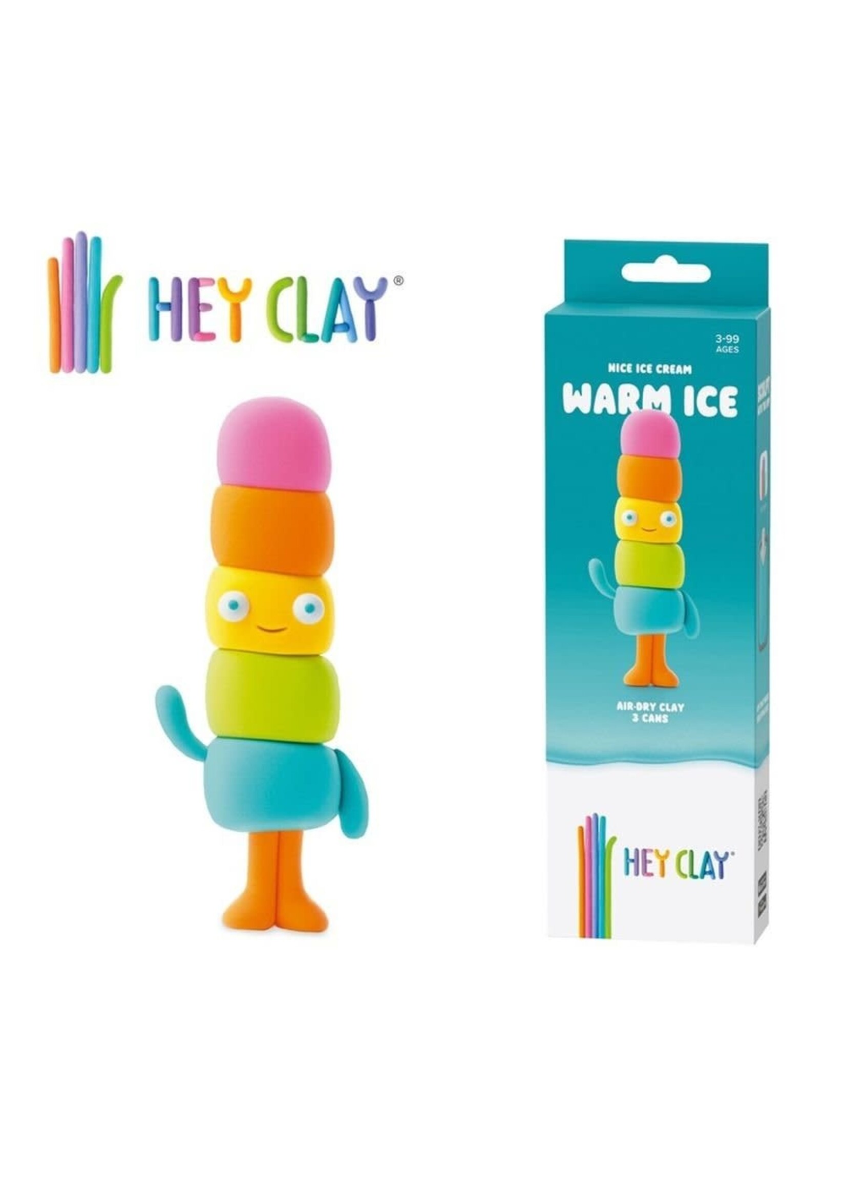 Hey Clay HeyClay - Nice Ice Cream - Warm Ice - 3 cans