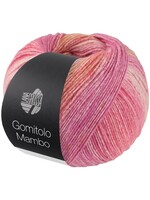 Lana Grossa Lana Grossa Gomitolo Mambo 100g 240m 2042 (Roze/framboos/fuchsia/zalm/naturel)