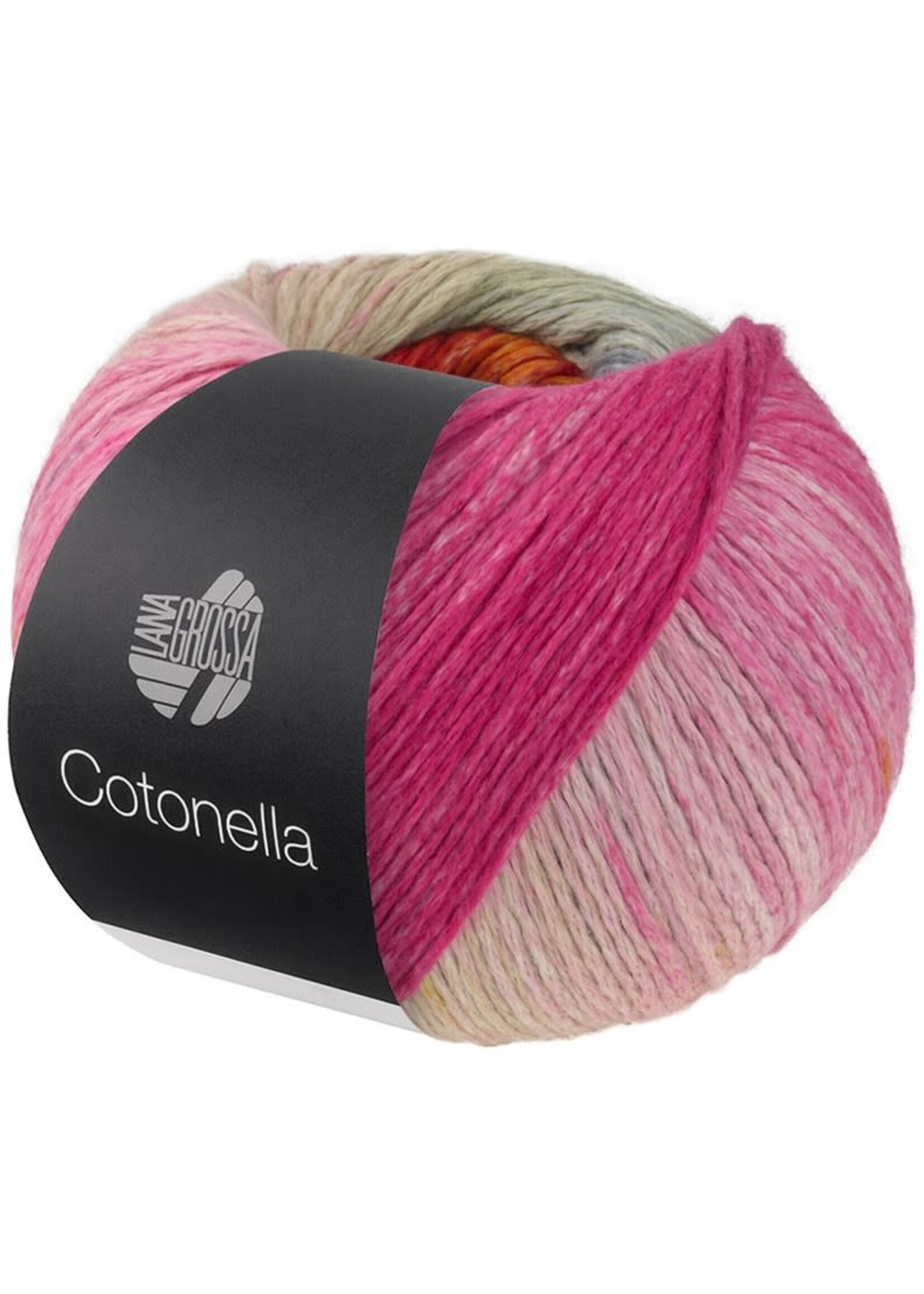 Lana Grossa Lana Grossa Cotonella 100g 280m  019 (Camel/Roze/Fuchsia/Roodviolet/Grijs/Lila/Geeloranje/Rood/Geel)