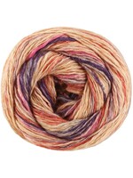Lana Grossa Lana Grossa Gomitolo California 100g 300m 3045 (Perzik/Roest/Pruim/Roze/Lila/Rookblauw)