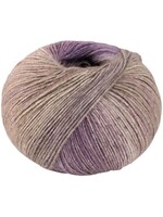 Lana Grossa Lana Grossa Gomitolo Mambo 100g 240m 2034 (Paars/Grijs Beige/Rauw Wit/Taupe/Vanille/Zand Beige)