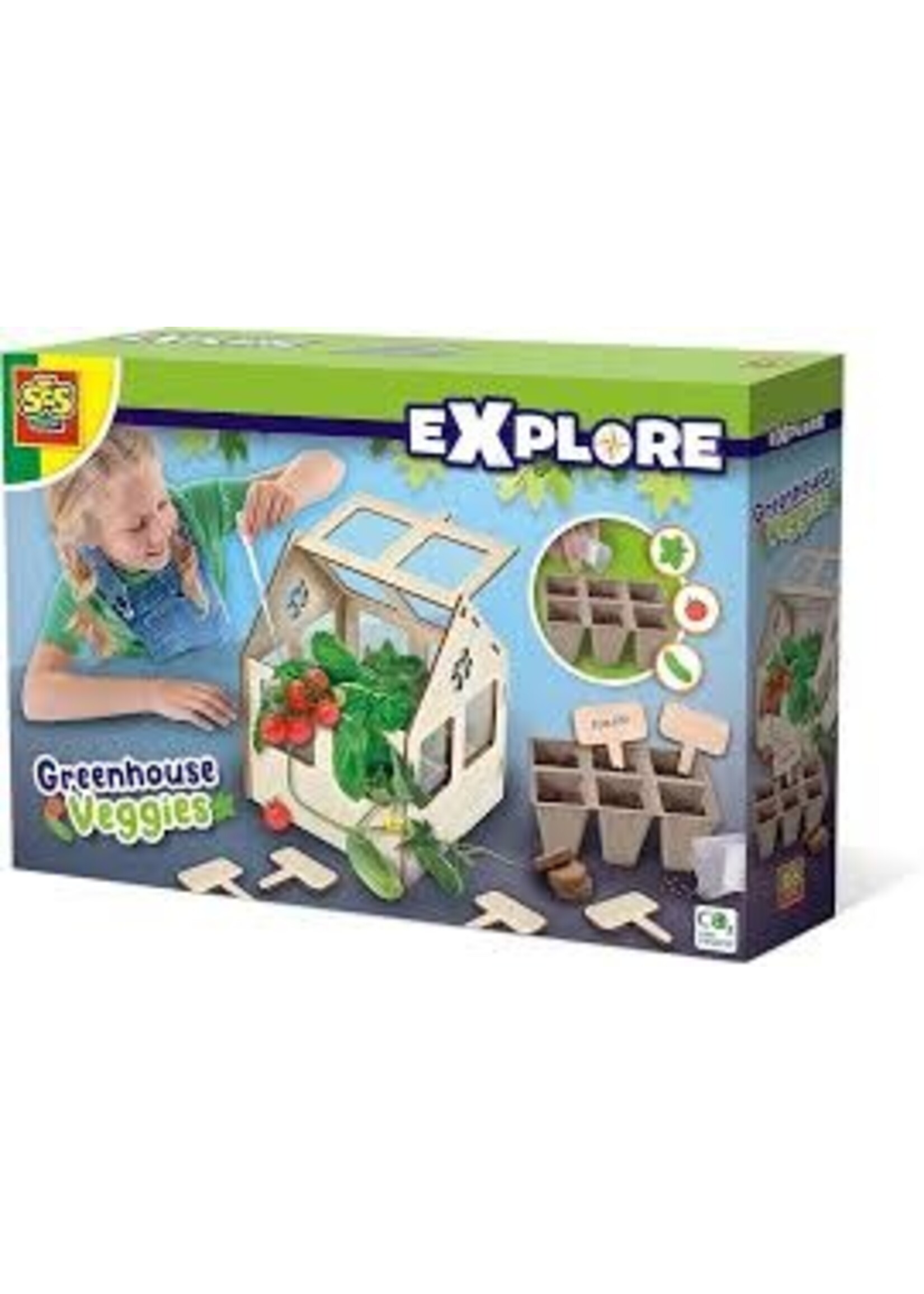 SES Ses Broeikas met groenten