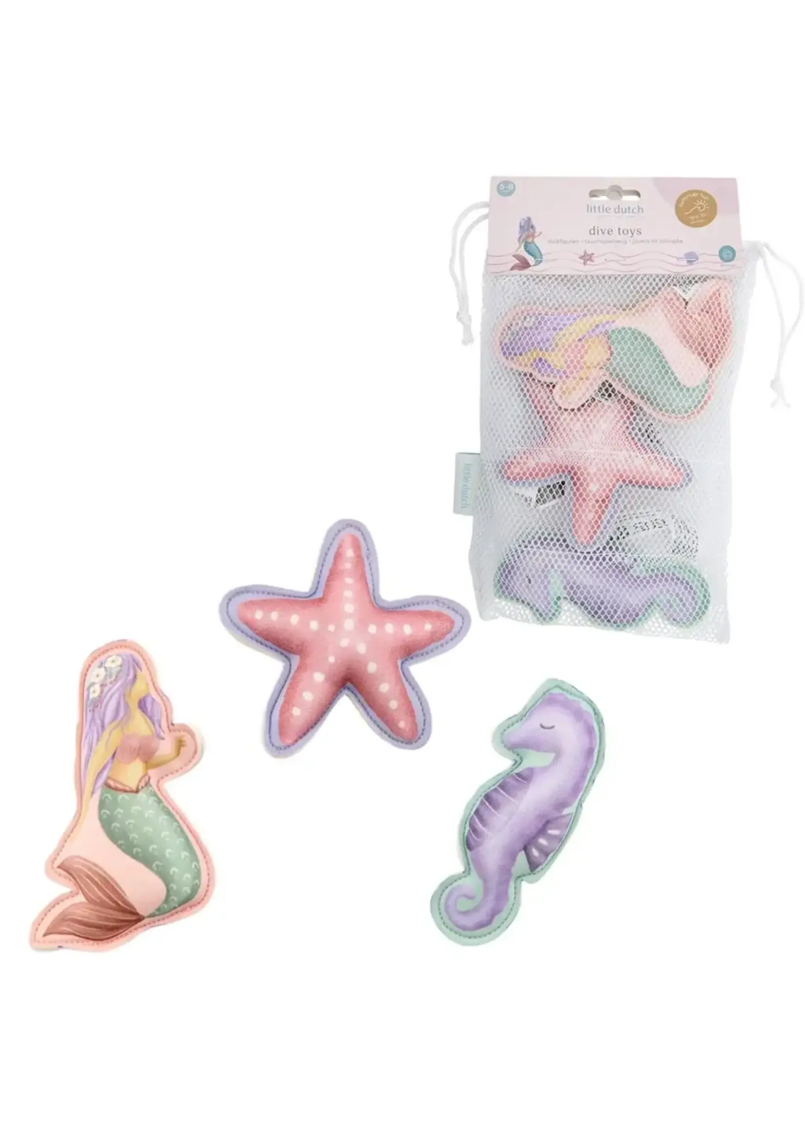 Little Dutch Little Dutch Dreamy Mermaid Duikfiguren Set van 3