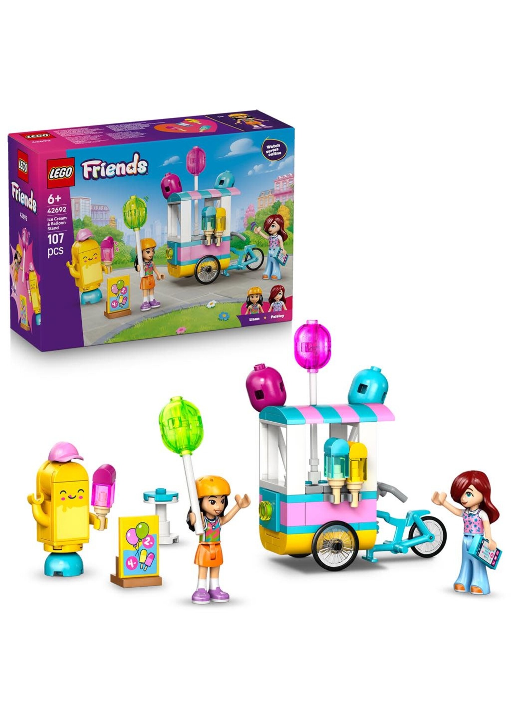 Lego Lego 42692 Friends Ijsjes En Ballonnenkraam