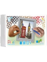 Pixel Pixelhobby geschenkverpakking met 30 pixelmatjes London