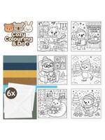 find it Cozy Colouring Cards Set - Winter Friends