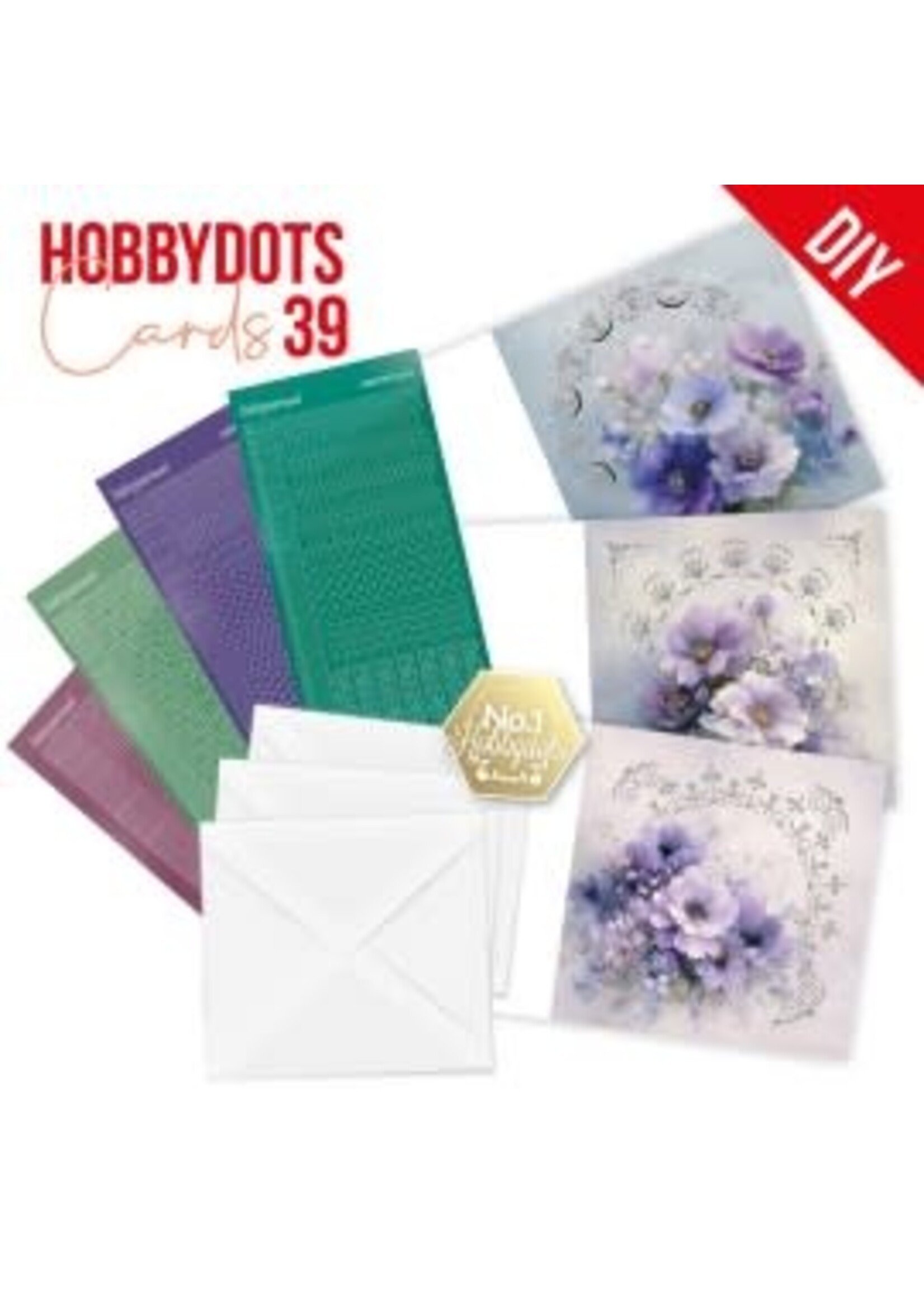 find it Hobbydots Cards 39 - Purple Flowers