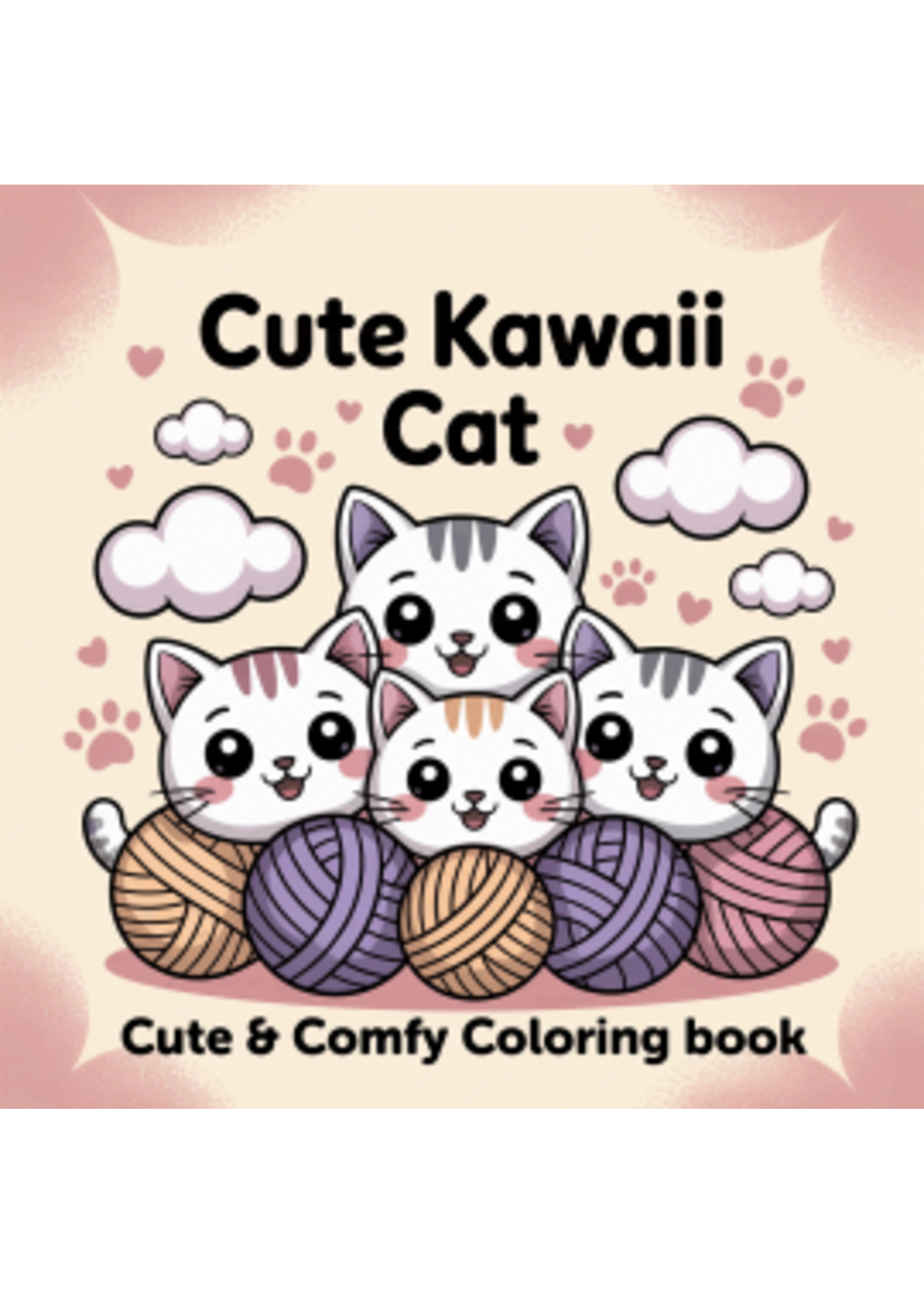 find it Coloring Book - Cute Kawaii Cat