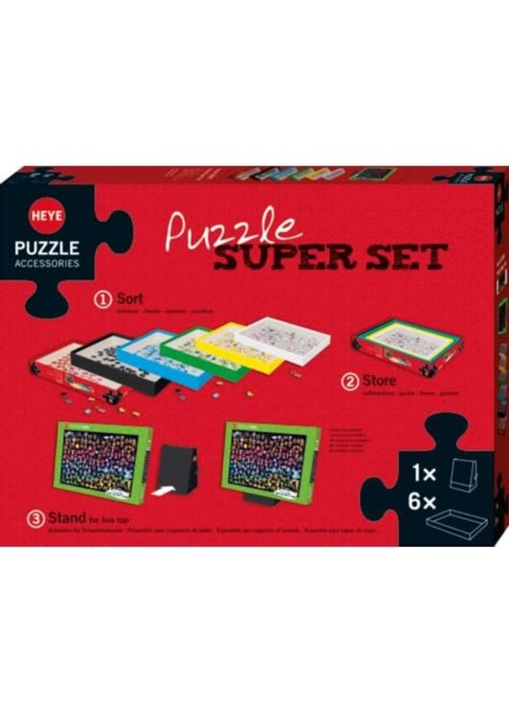Heye Heye Puzzel Sorteerder SuperSet 6 box