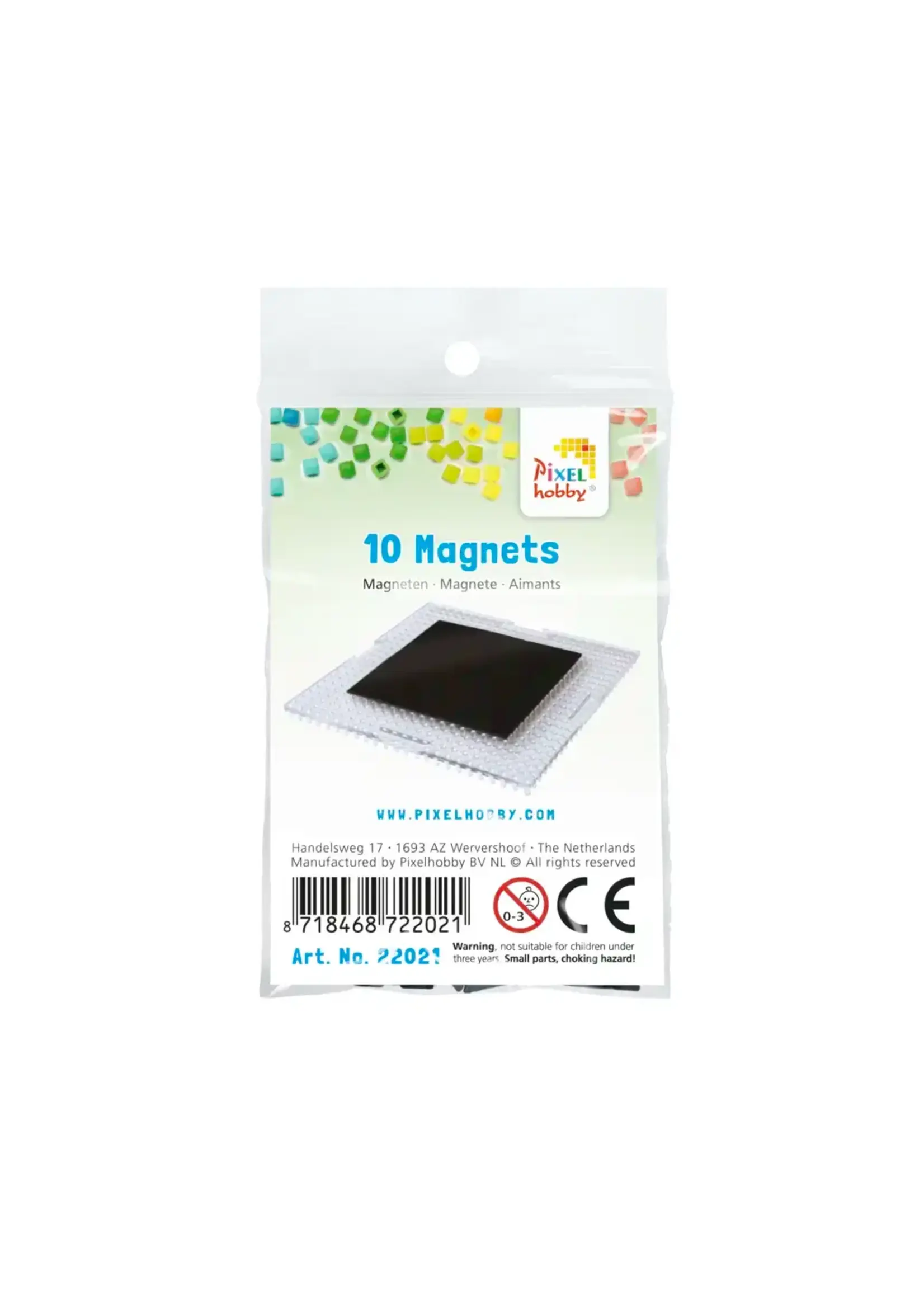 Pixel Pixel hobby Magneetjes 40x40 mm (set van 10)