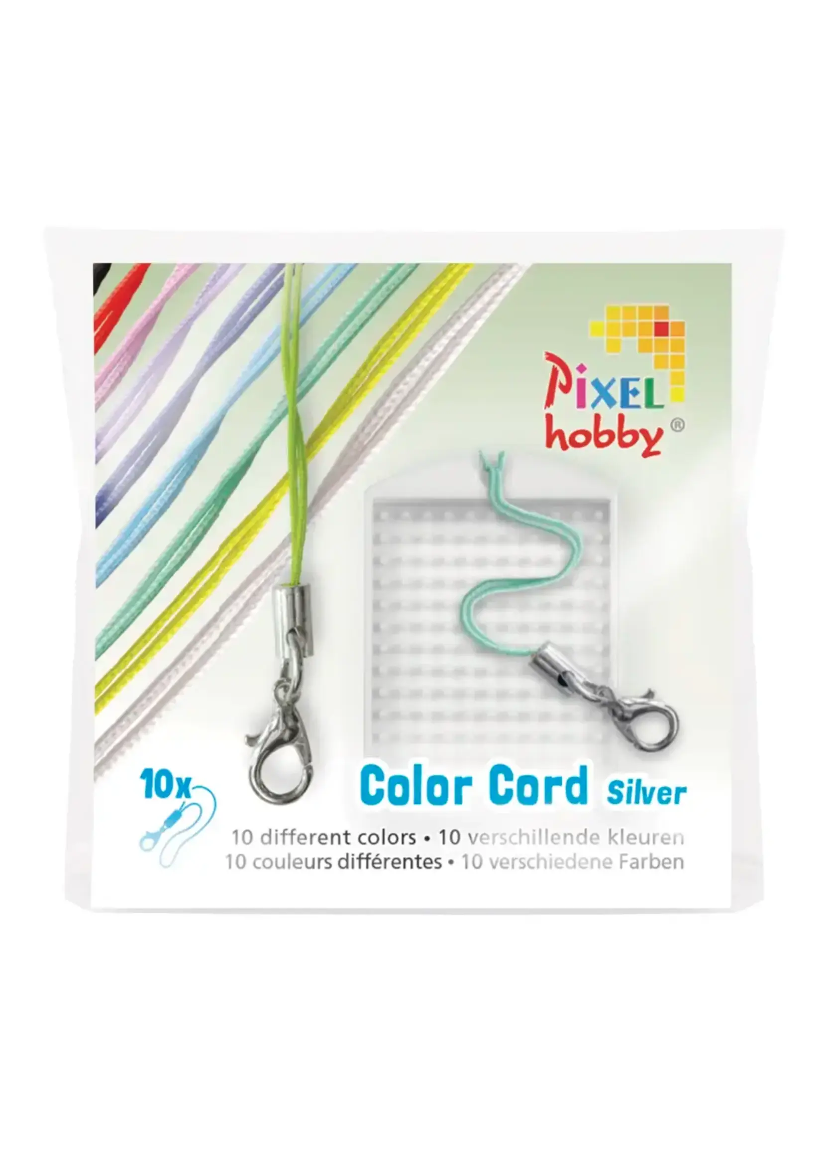 Pixel Pixel Color cord (set van 10) - Zilver