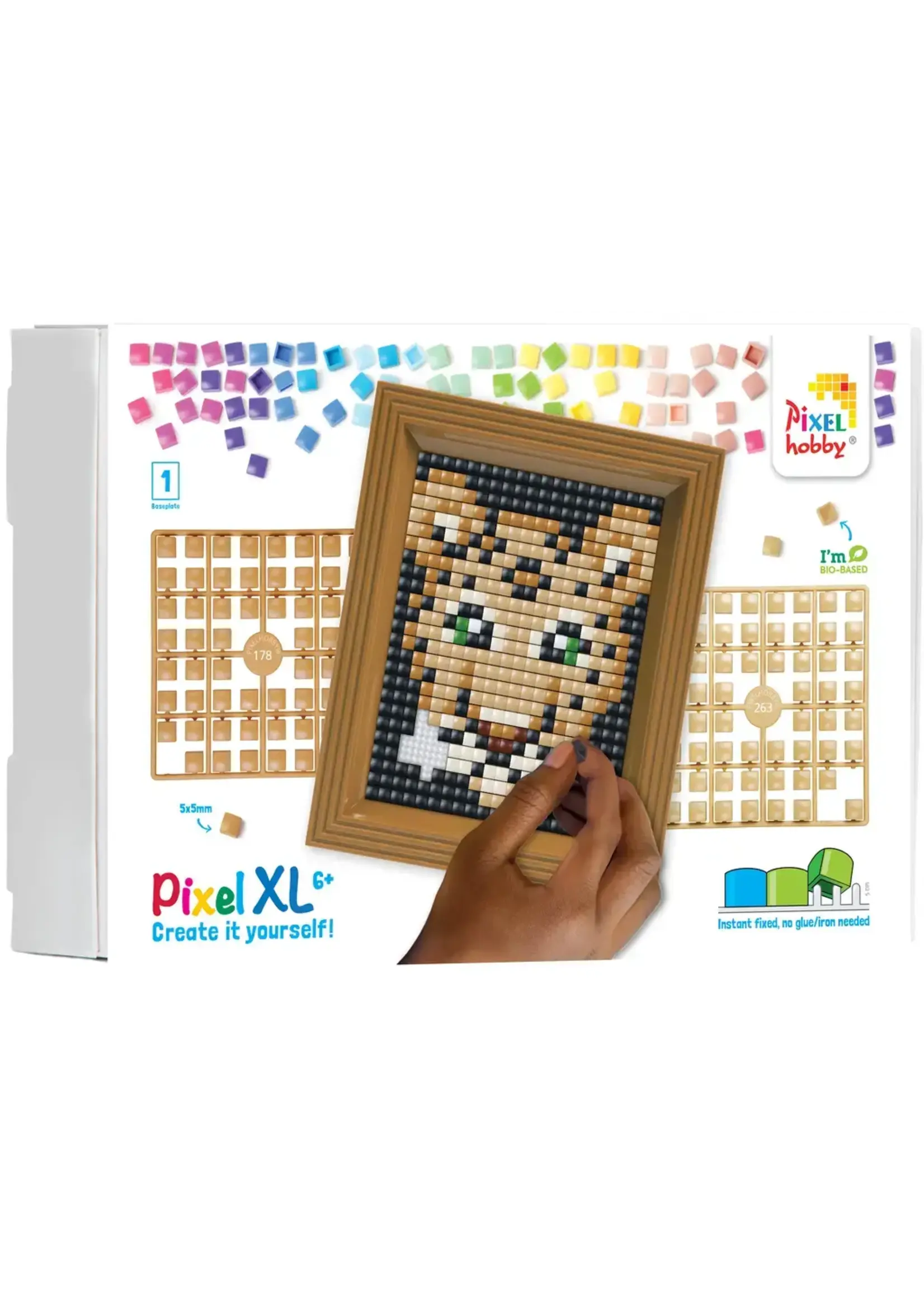 Pixel hobby Geschenkverpakking met 13 pixel XL matjes - Panter