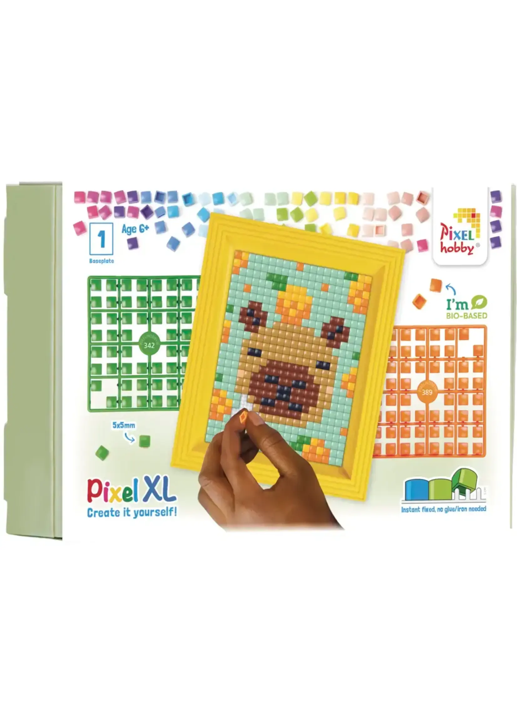 Pixel Pixel hobby Geschenkverpakking met 13 pixel XL matjes - Capybara