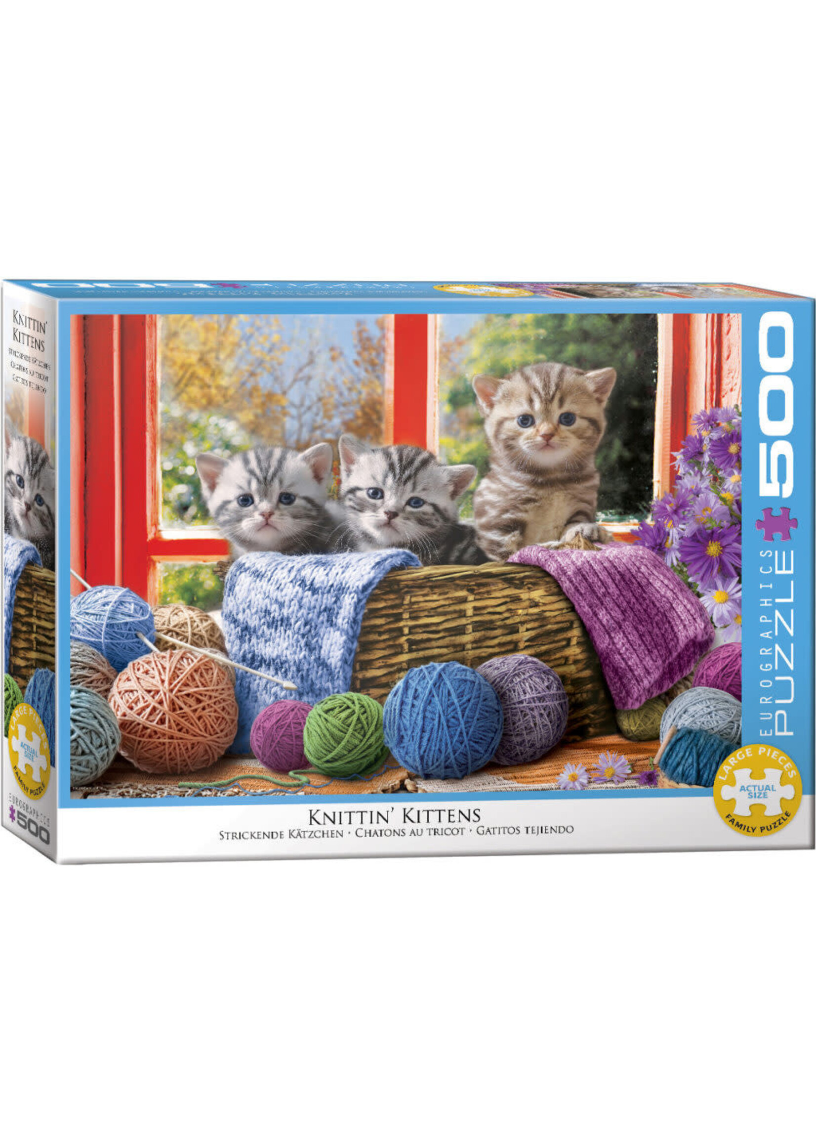 Eurographics Knittin’ Kittens (500XL)