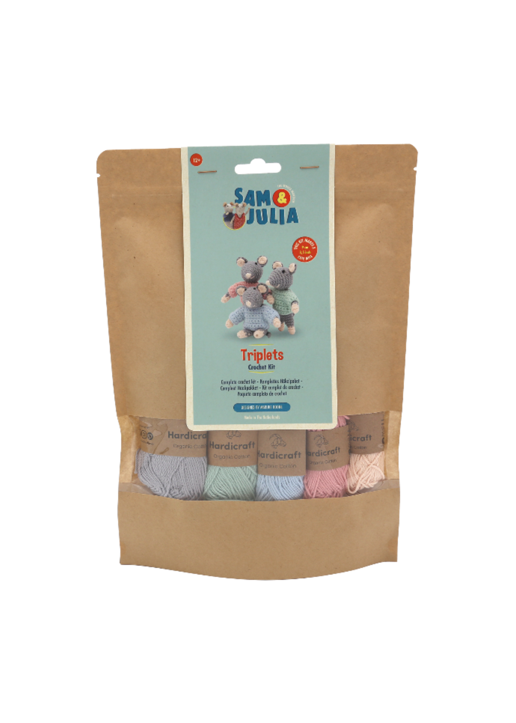 Hardicraft Hardicraft Haakpakket drieling (Sam en Julia)