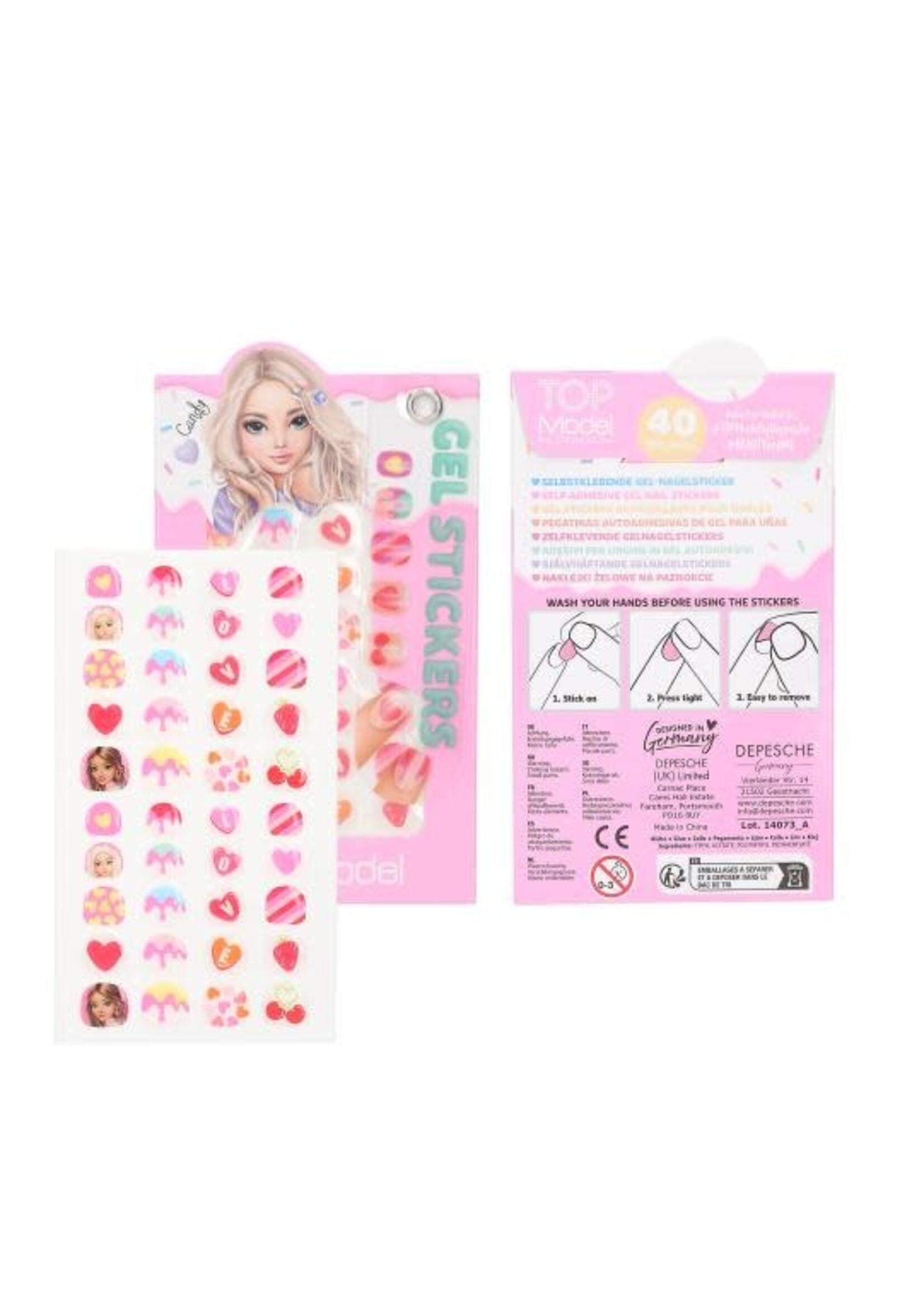 TopModel TOPModel gel nagelstickers CANDY GLAM