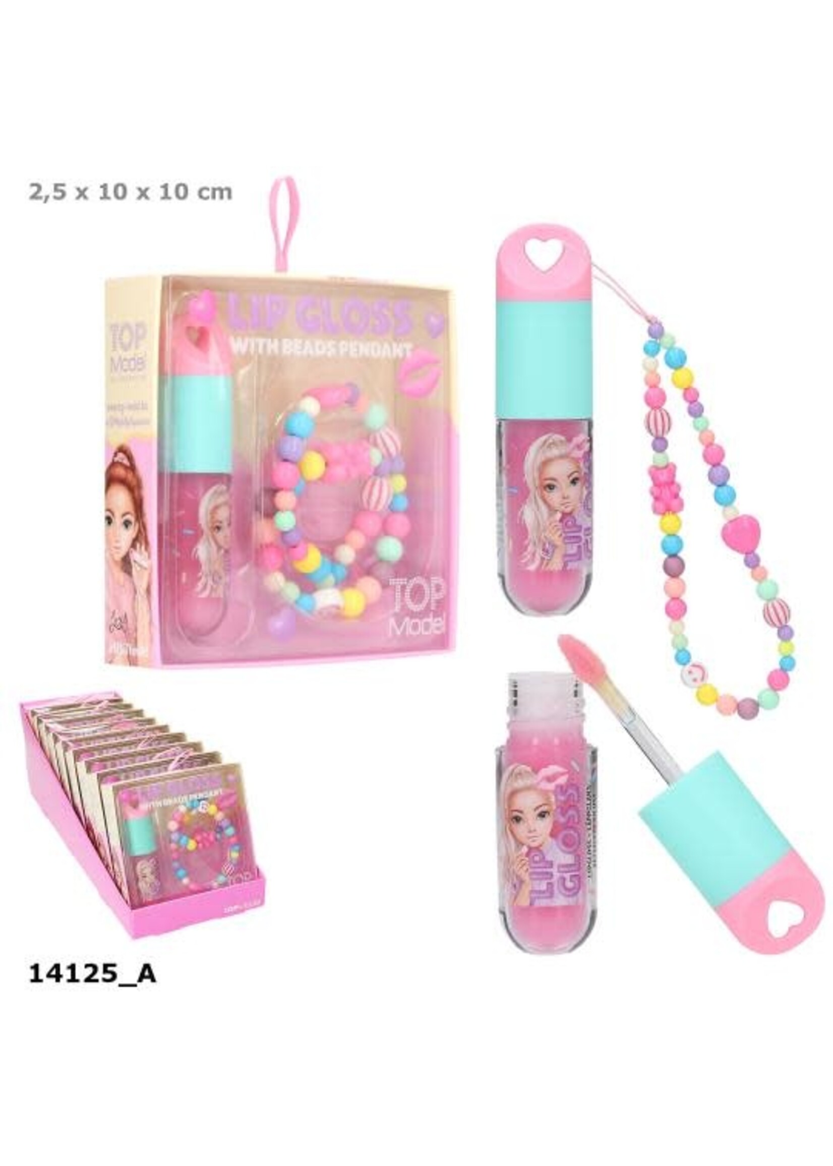 TopModel TOPModel lipgloss met kralenhanger CANDY GLAM