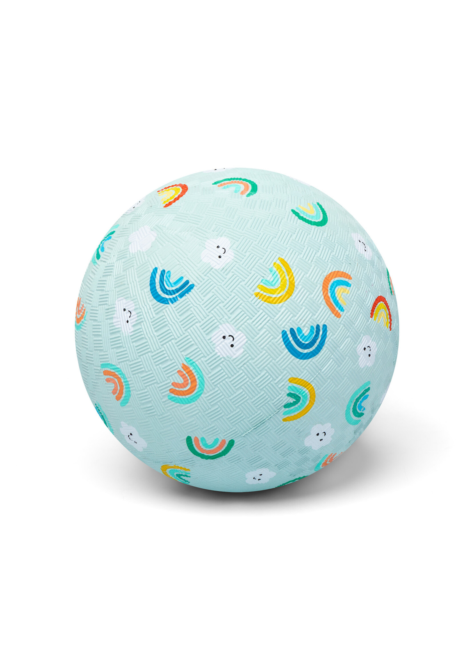 Little L Little L – Rubber bal – Regenboog en wolk – 18 cm