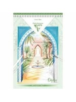 ClaireFontaine Odelia , blok 20 pag A4 250g, kleurplaten tuinen
