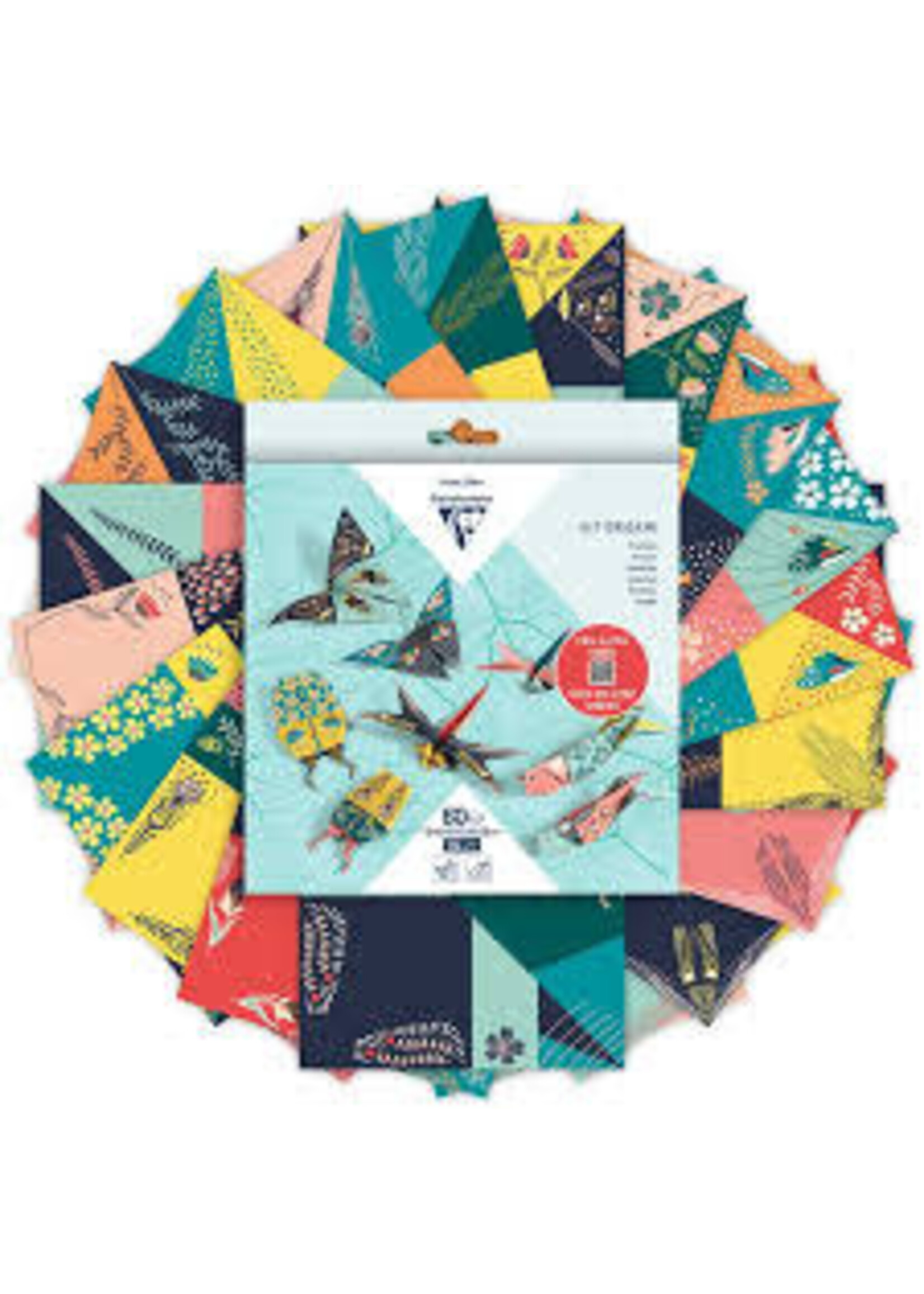 ClaireFontaine ClaireFontaine origami set Insecten