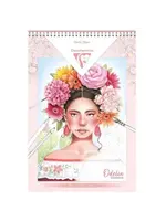 ClaireFontaine ClaireFontaine Odelia Kleurboek A4 250g Vrouwen