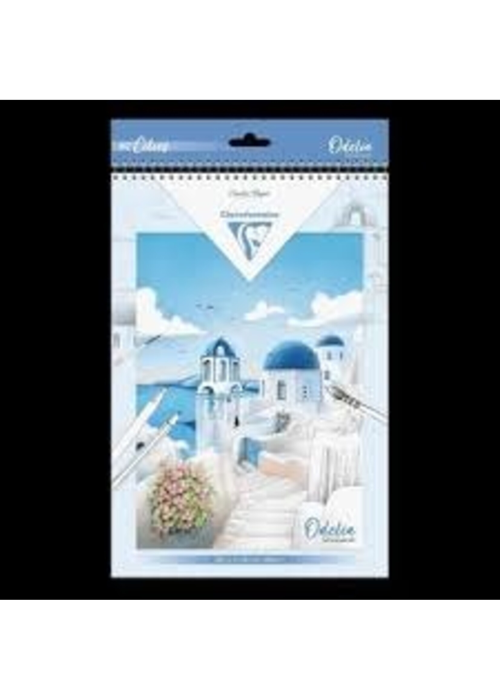 ClaireFontaine ClaireFontaine Odelia Kleurboek A4 250g Steden