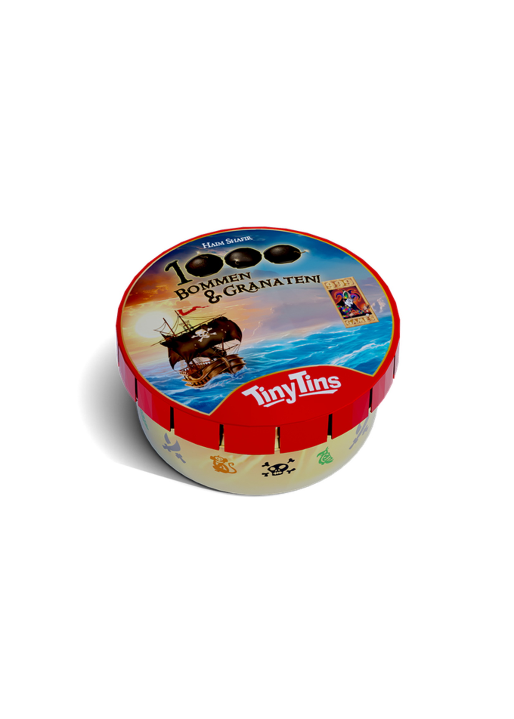 999 Games 999 Games Tiny Tins: 1000 Bommen en Granaten - Dobbelspel