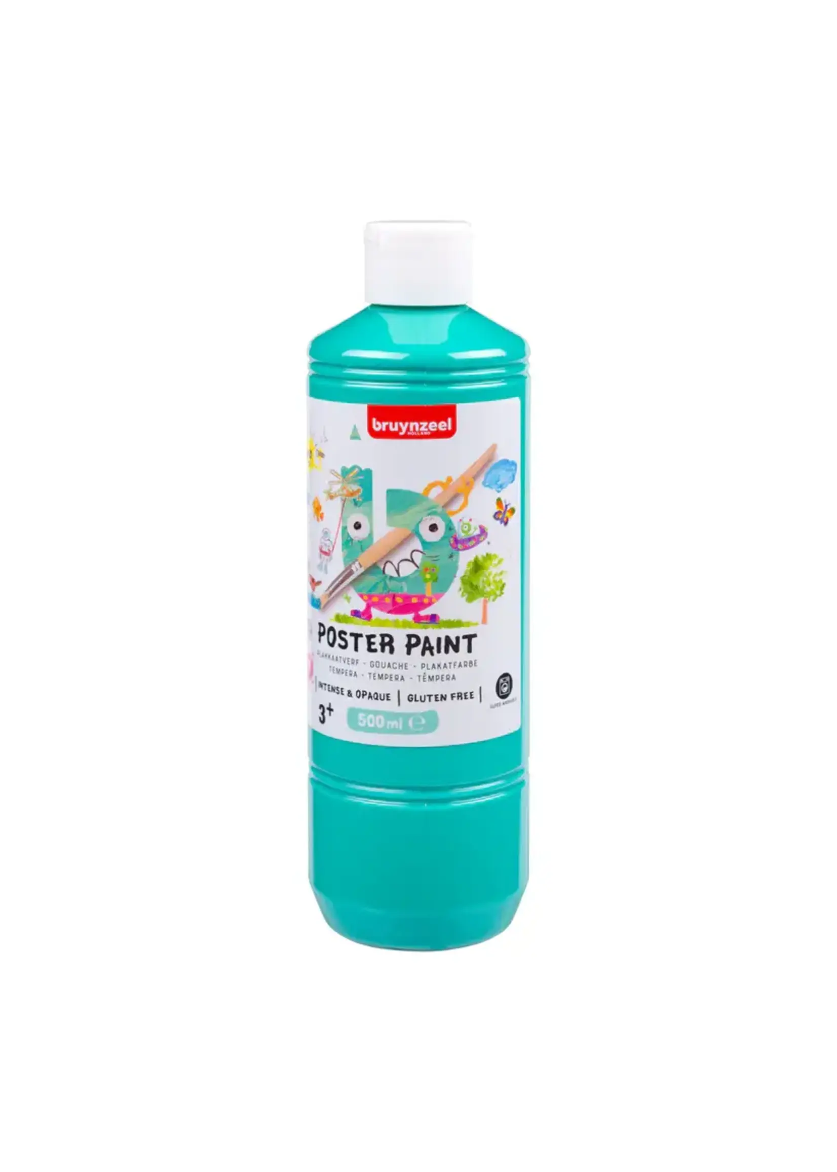 BRUYNZEEL Bruynzeel Poster Paint 500ml Turquoise