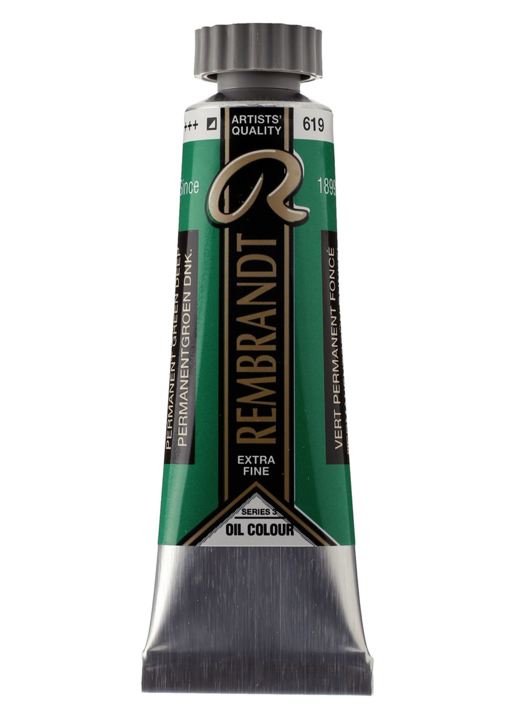 REMBRANDT Rembrandt Olieverf Tube 15 ml Permanentgroen Donker 619
