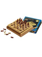 Philos Philos Reis Schaakspel mini veld 12mm, koningshoogte 23mm