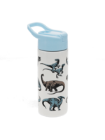 Rex London Ijzeren drinkfles met dino print (500 ml)