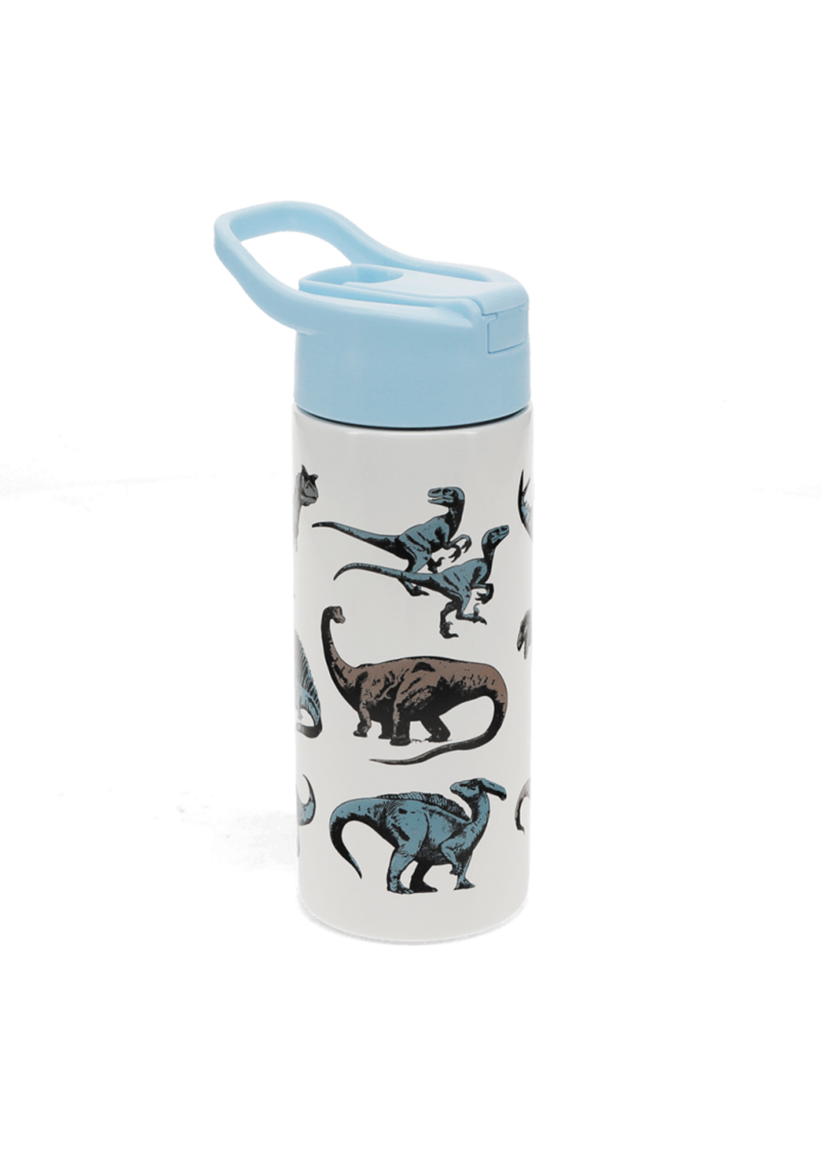 Rex London Ijzeren drinkfles met dino print (500 ml)