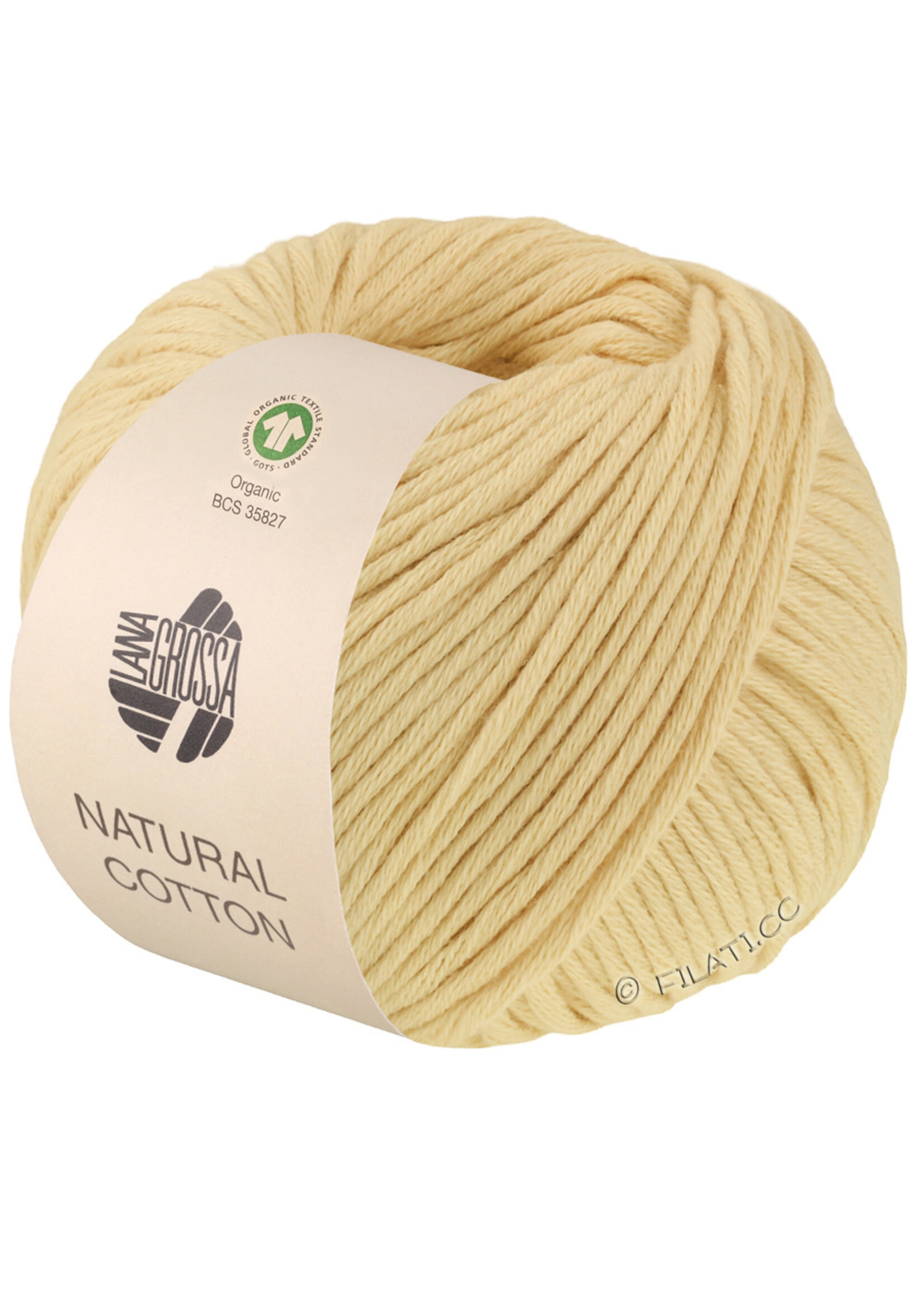 Lana Grossa Lana Grossa Natural Cotton (zacht geel, 25)