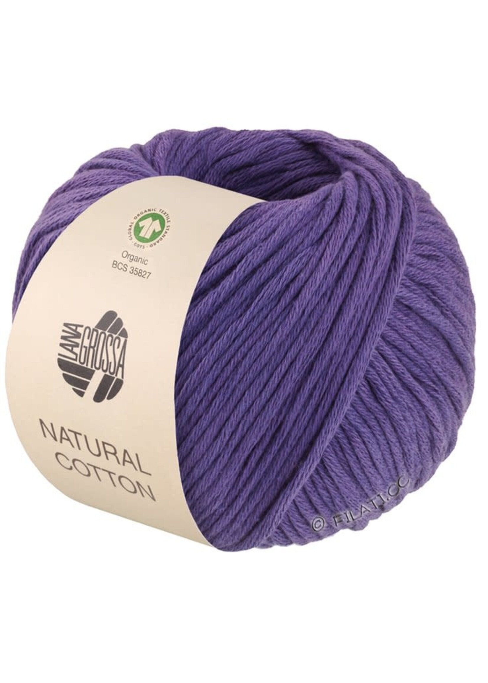 Lana Grossa Lana Grossa Natural Cotton 27 Violet 50 gram