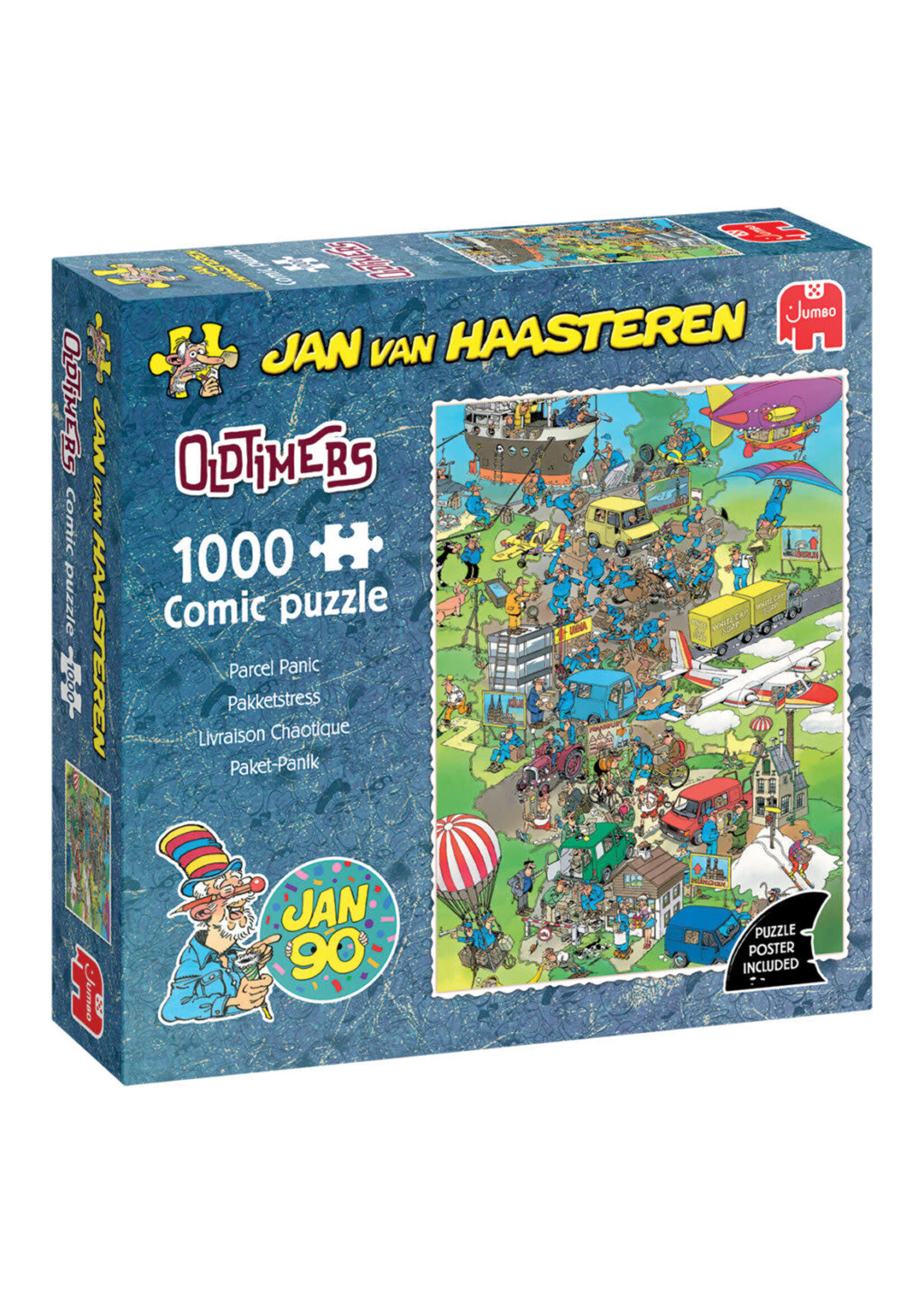 Jumbo Jan van Haasteren Oldtimer – Pakketstress (1000 stukjes)