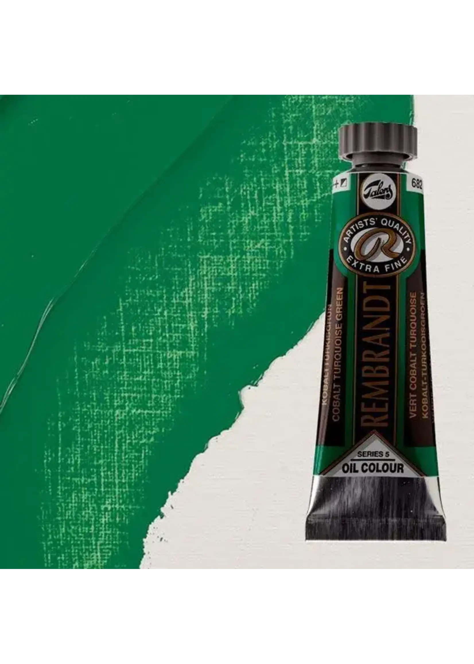REMBRANDT Rembrandt Olieverf Tube 15 ml Kobalt-Turkooisgroen 682