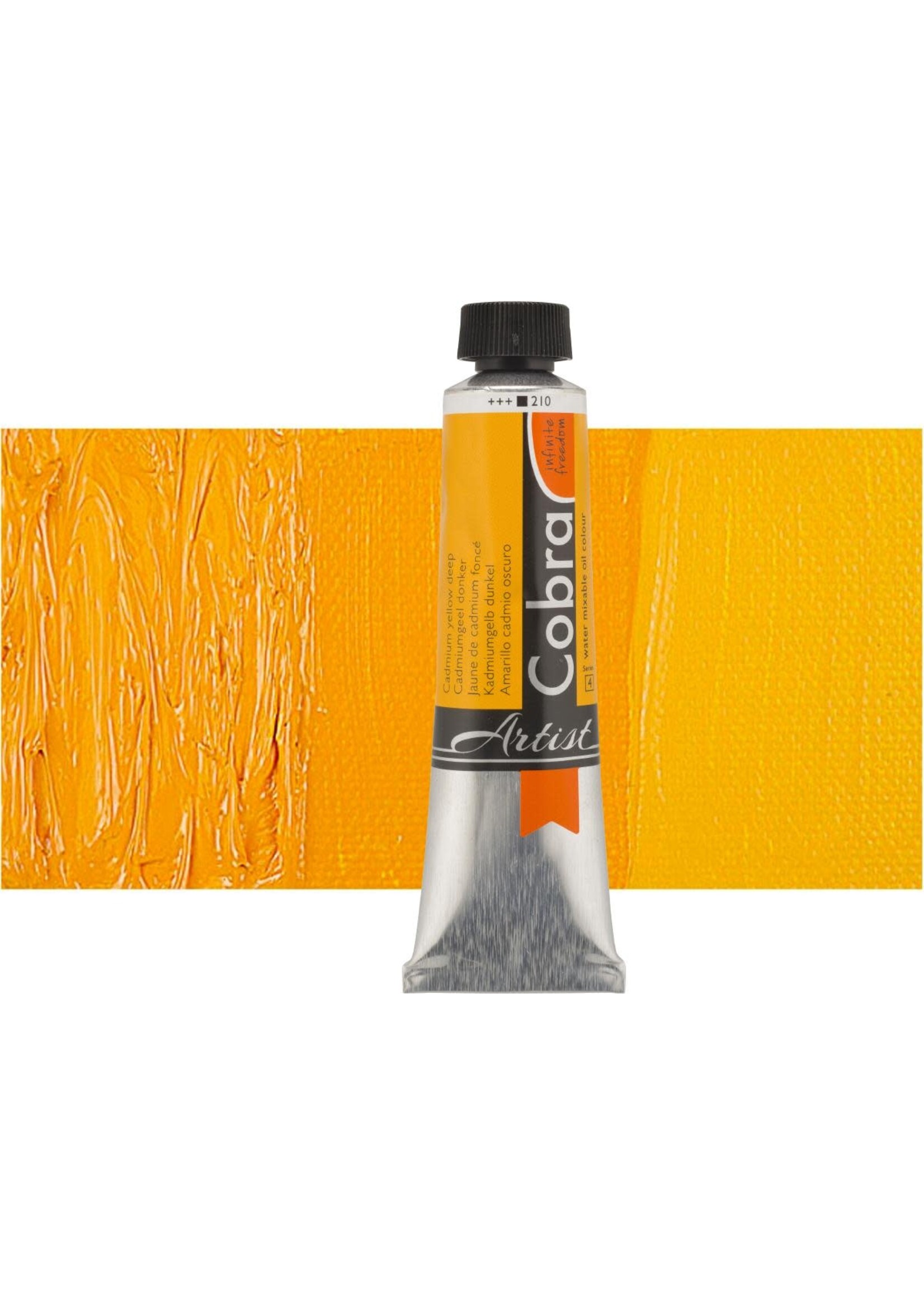 COBRA Cobra Artist Water Vermengbare Olieverf Tube 40 ml Cadmiumgeel Donker 210