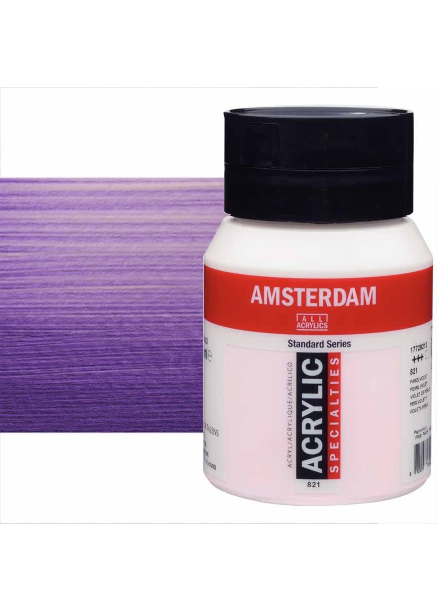 Talens Amsterdam Amsterdam Standard Series Acrylverf Pot 500 ml Parelviolet 821