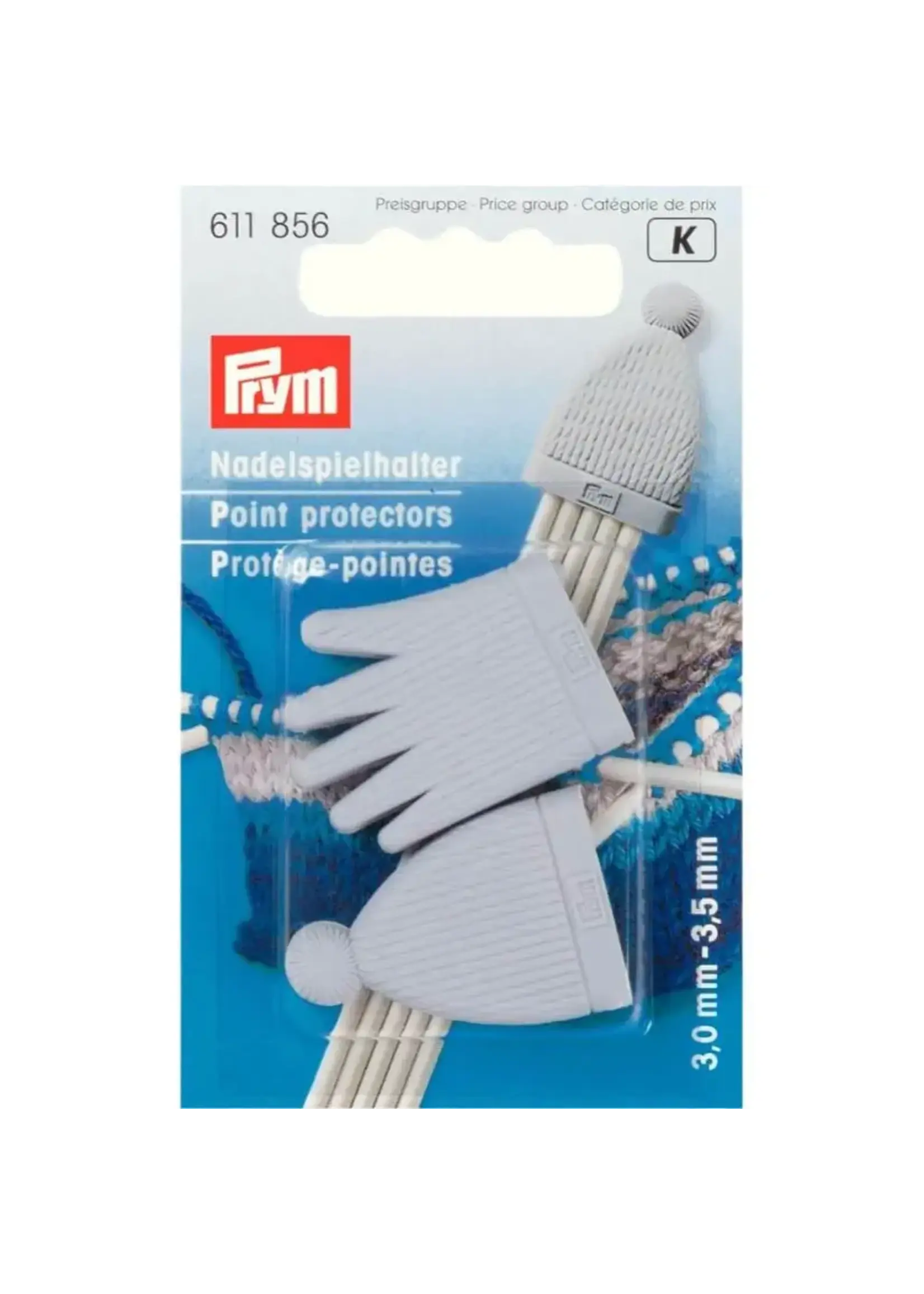 Prym Prym Puntenbeschermers 3-3.5mm kunststof grijs
