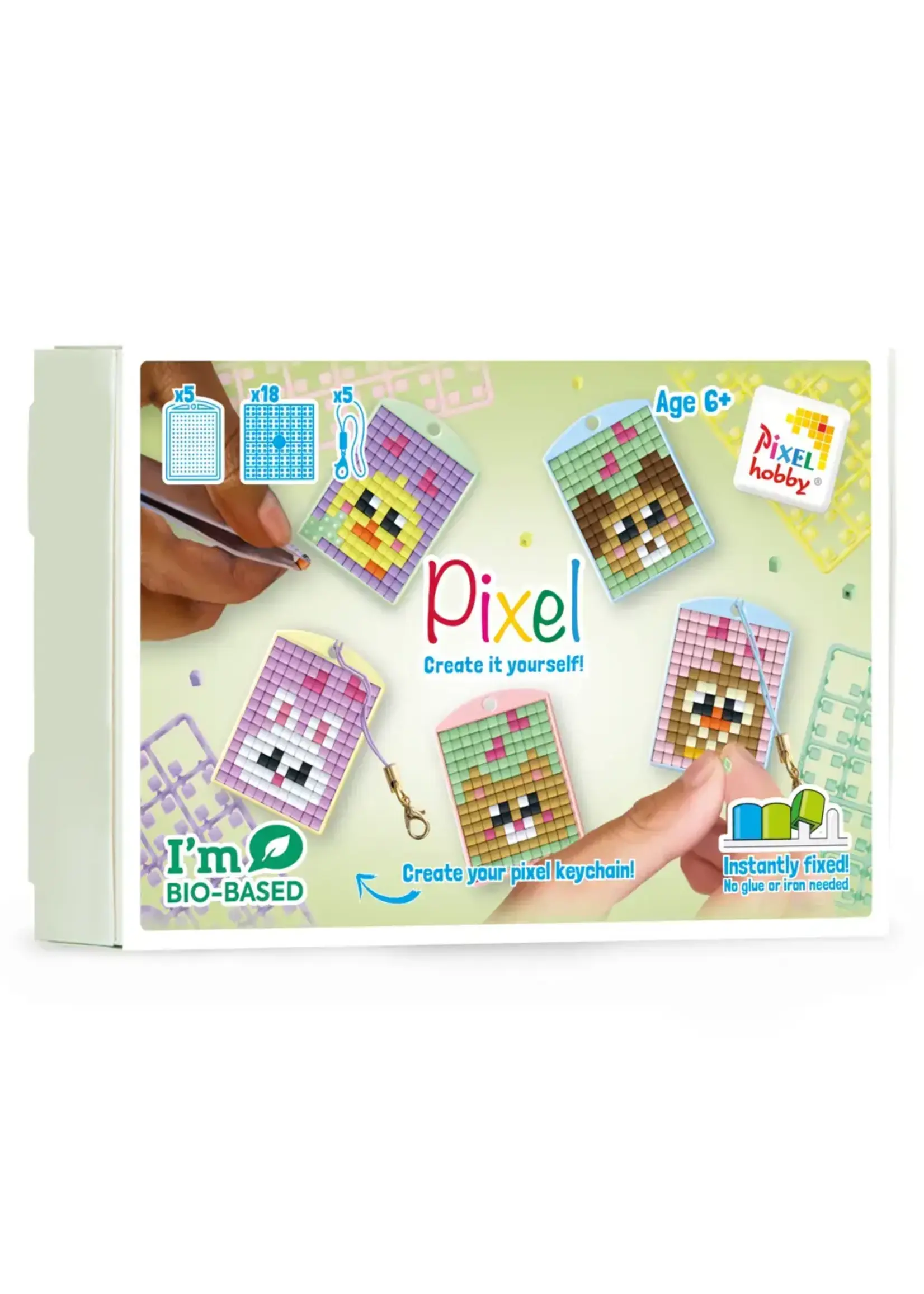 Pixel Pixelhobby Medaillon Thema Box - Kawaii Huisdieren