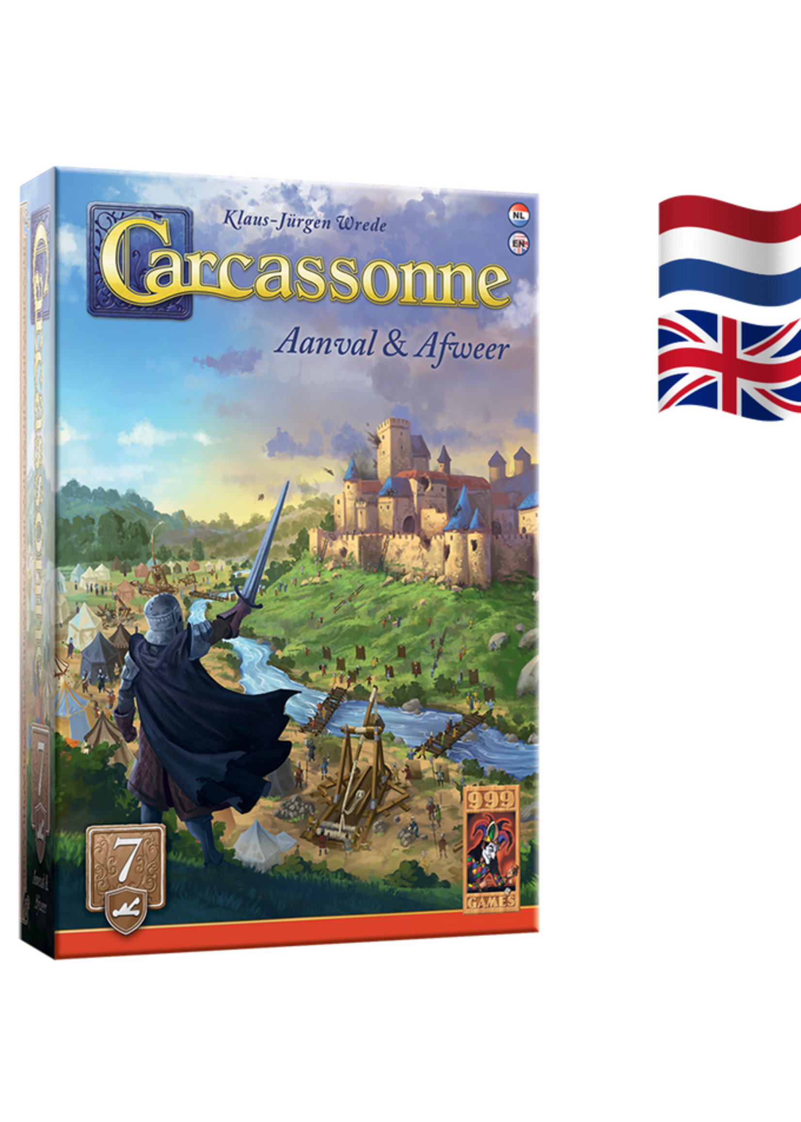 999 Games 999 Games Carcassonne: Aanval & Afweer Uitbreiding 7
