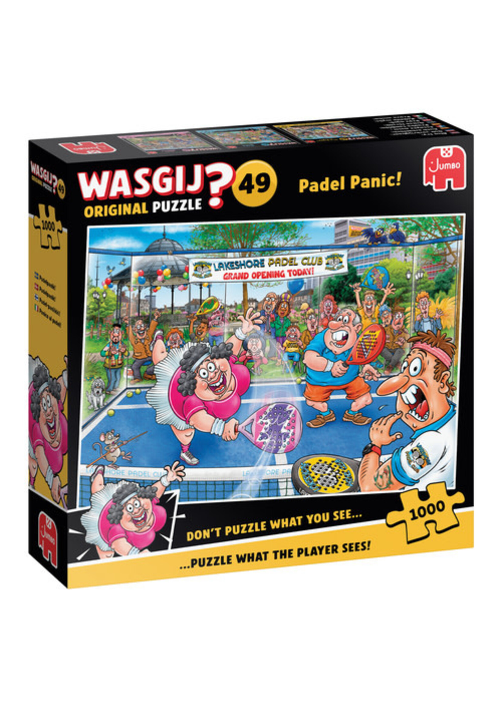 Jumbo Wasgij Original 49 – Paniek op de Padelbaan! (1000 stukjes)