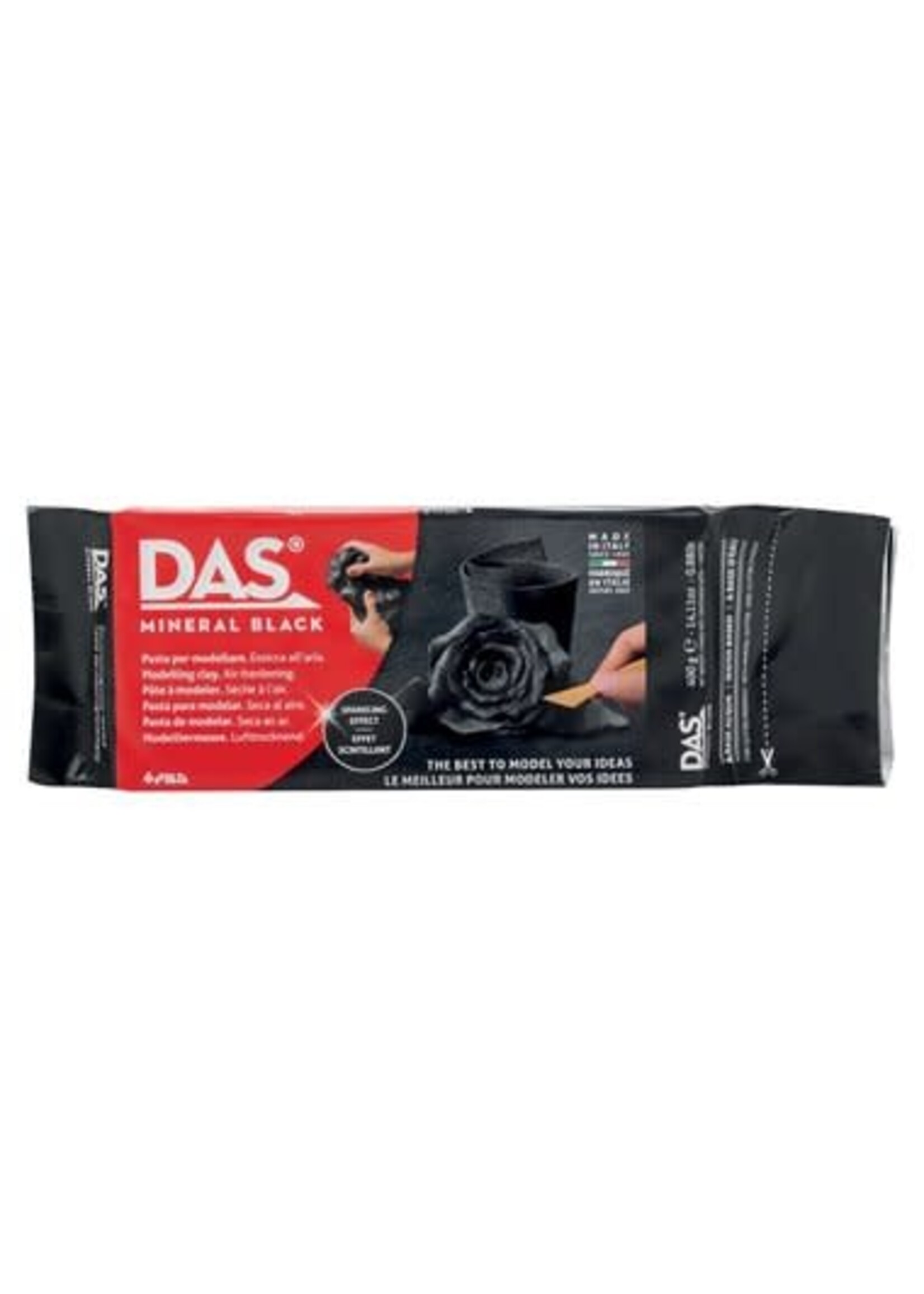 DAS Das Mineral boetseerklei black 400 gram