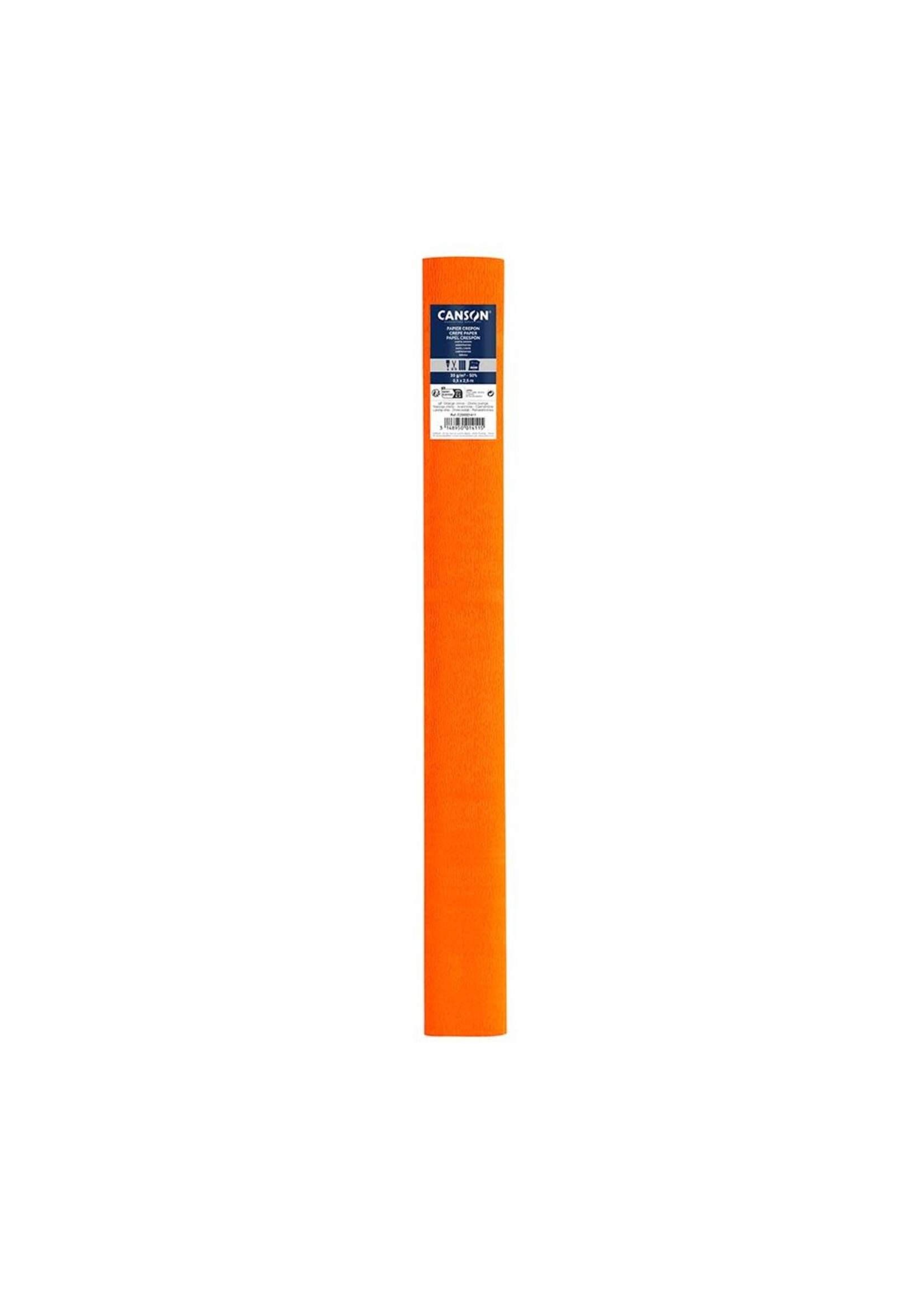 canson RL Cancrep Crepepapier std 50x250 30 gram orange