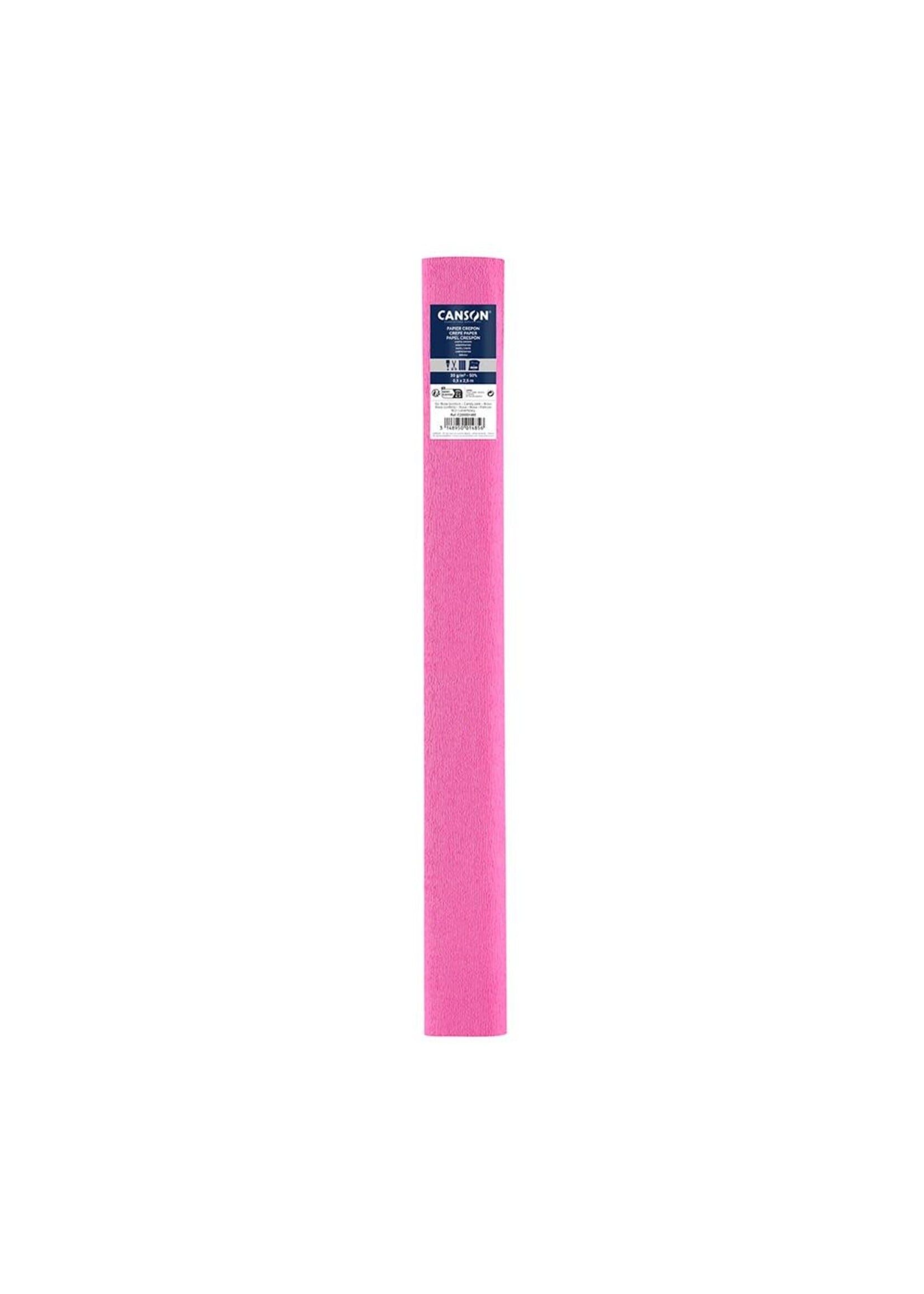 canson RL Cancrep Crepepapier std 50x250 30 gram pink 61