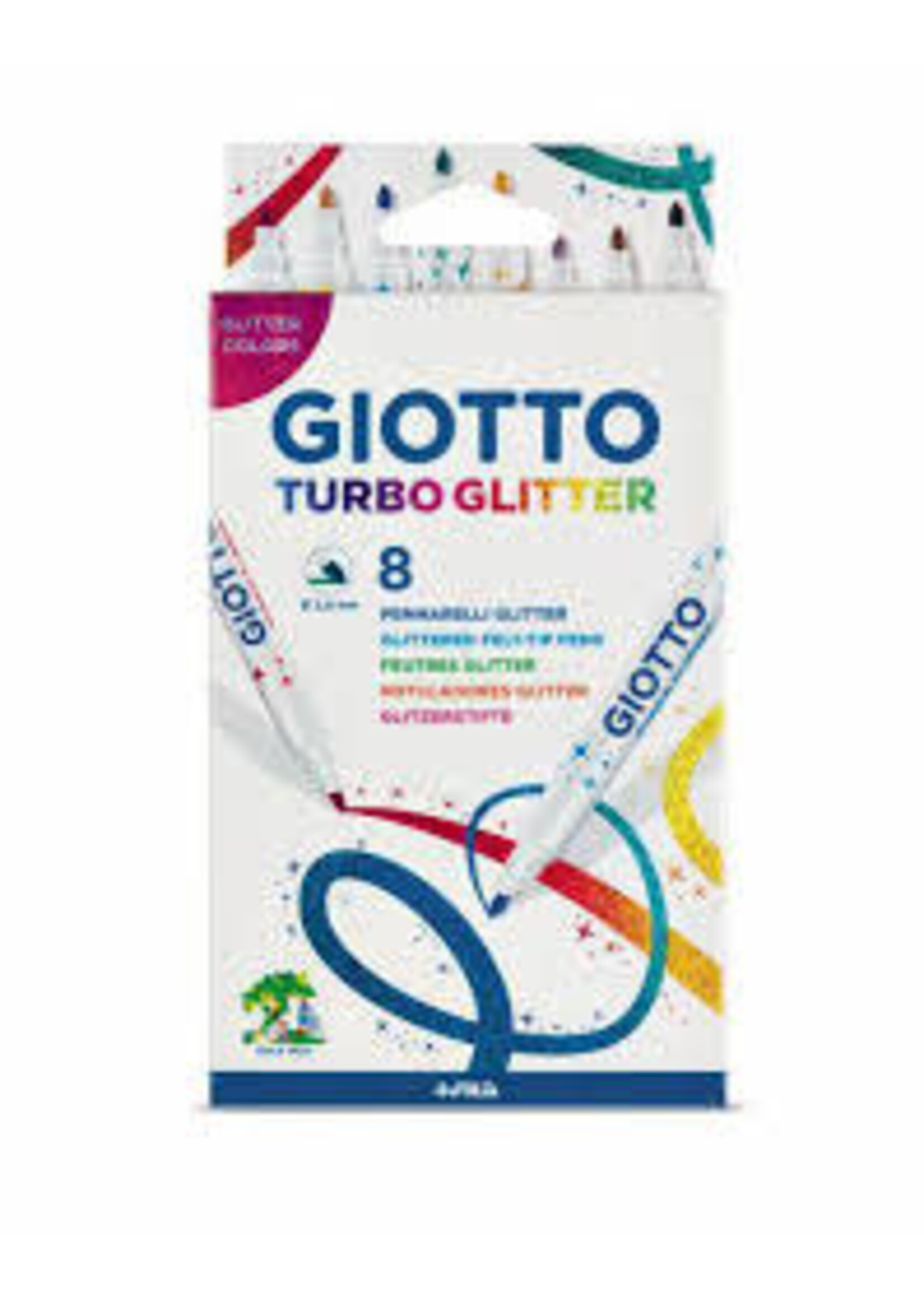 giotto Box 8 giotta turbo glitter stiften