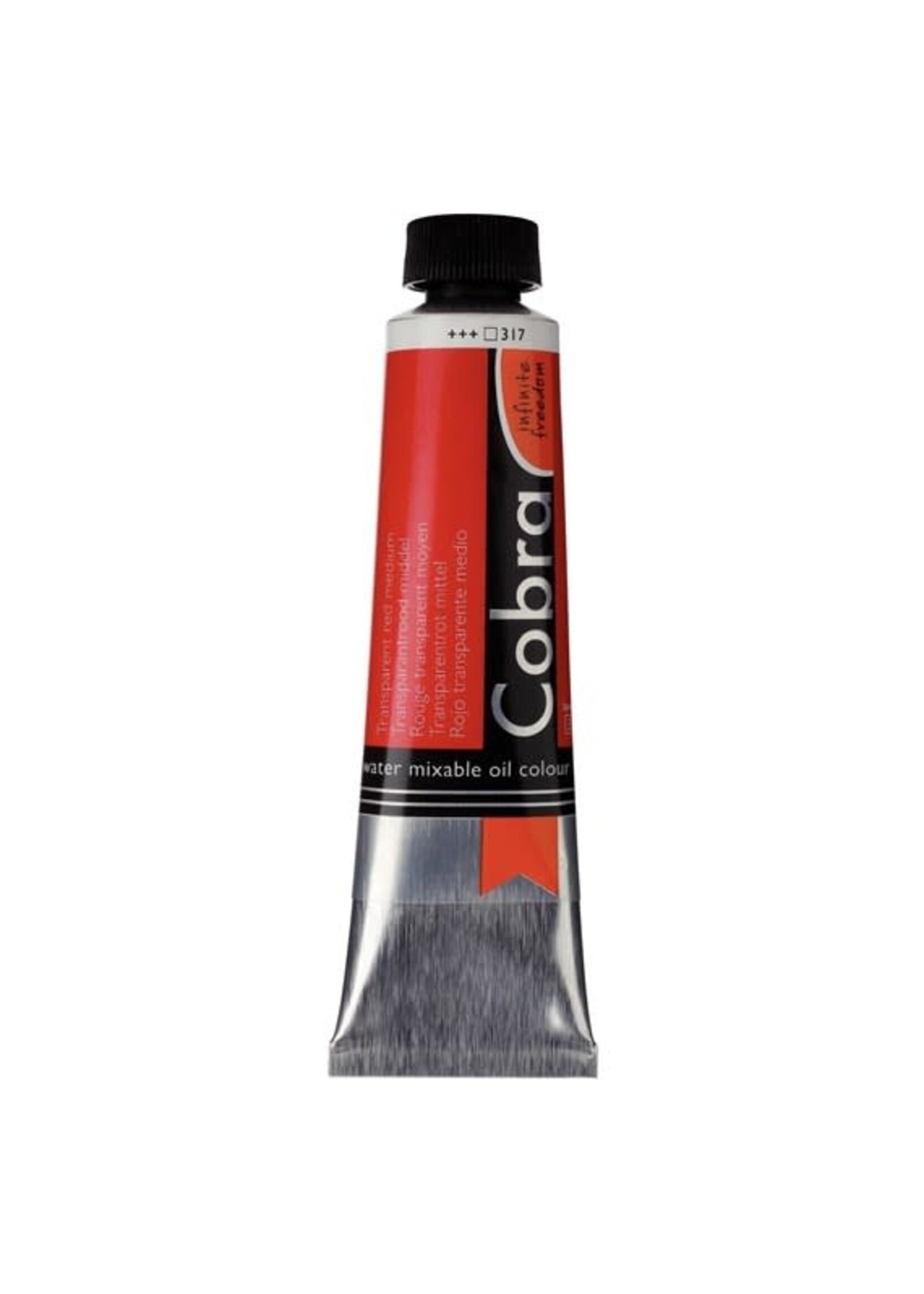 COBRA Cobra Artist Water Vermengbare Olieverf Tube 40 ml Transparantrood Middel 317