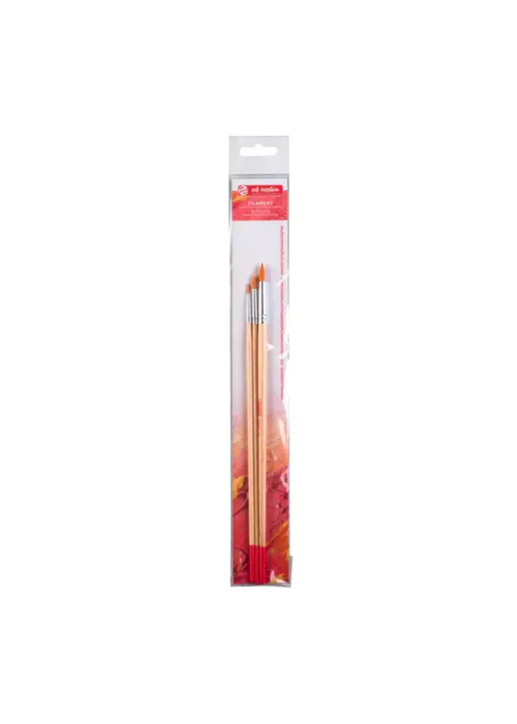 Talens Talens Art Creation Olie- en Acrylpenselenset van 3 Rond maat 2,6 en 10 - Polyester