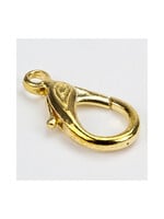 Hobby & crafting Fun Karabijnhaak 30 mm goud kleurig